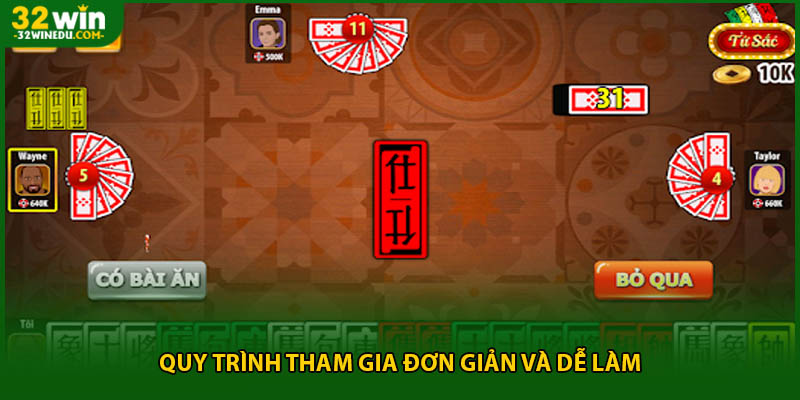 Quy trình tham gia đơn giản và dễ làm